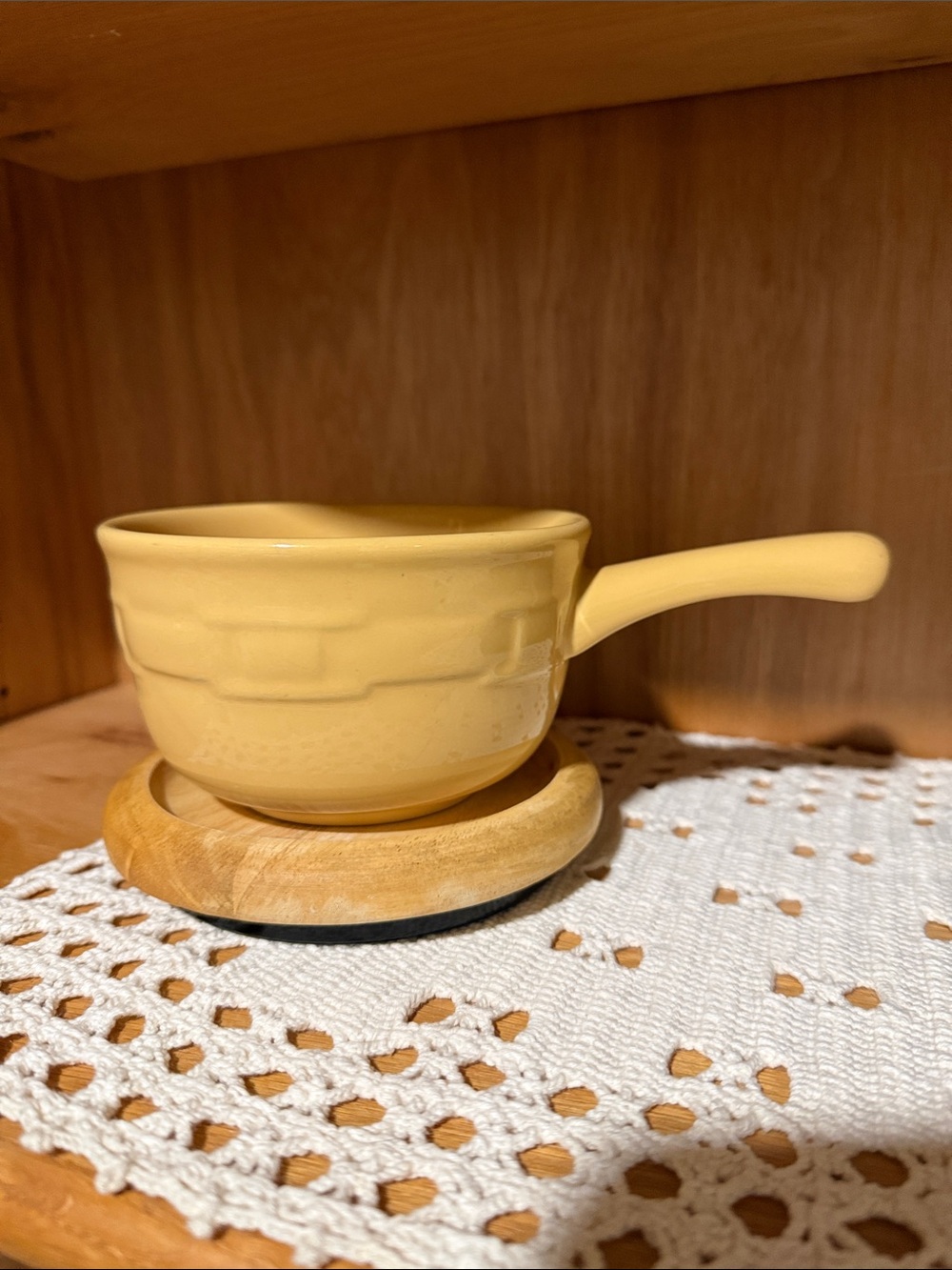 Longaberger Woven Traditions Butternut Chili Bowl